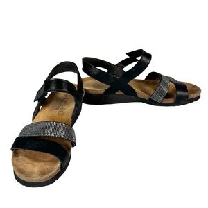 Naot Krista women's Sandal Black Size 39 US 8